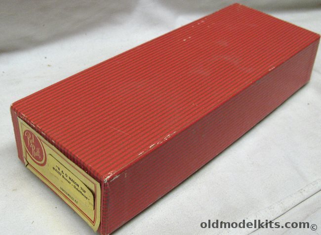 Red Ball 1/87 B&O Wagon Top 40 Foot Box Car - HO Craftsman Kit, 4387 plastic model kit